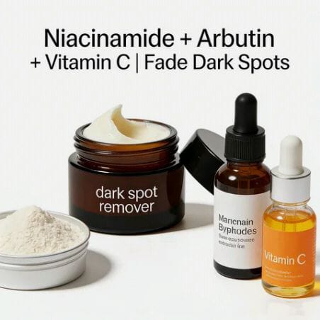 OEM Kojic Acid & Vitamin C Dark Spot Remover Face Cream, Hyperpigmentation Treatment Fades Sun Spots & Age Spots